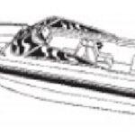Sun-DURA V-Hull Runabouts w/ Windshield & Hand or Bow Rails I/O Covers