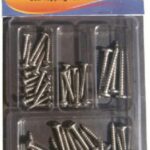 Assorted 48 Piece Stainless Steel Self-Tapping Screw Kit