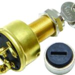 3 Position Conventional Brass Ignition Switches