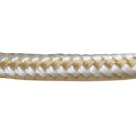 Double Braided Nylon Dock Lines - 1/2 x 15 Gold/White
