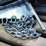 Galvanized Chains and Shackles