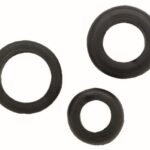 Flexible Black Vinyl Grommets