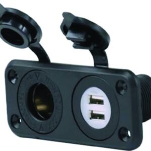 Dual USB and 12V Socket