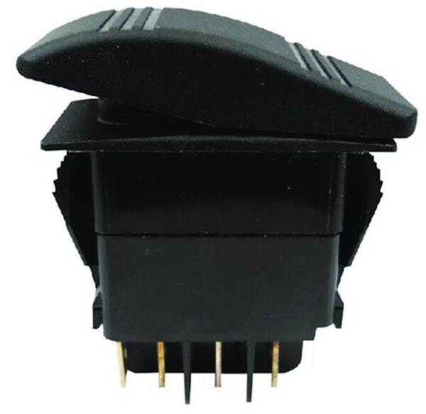 DPDT Illuminated On/Off/On Contura Rocker Switch