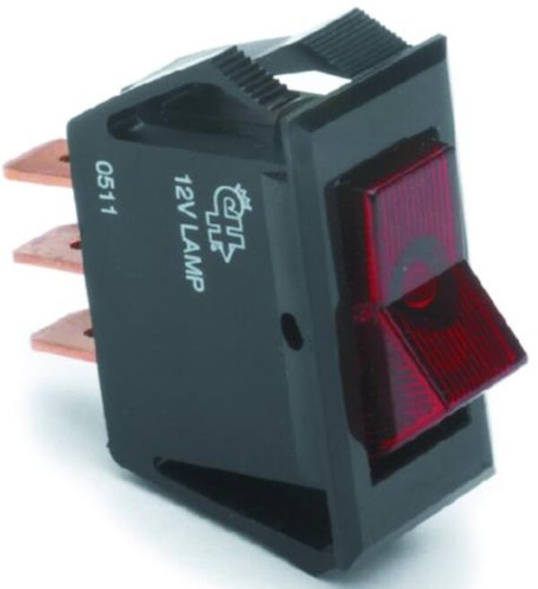 Narrow On/Off Lighted Rocker Switch