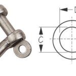 5/16in. Forged 316 Stainless Steel Bow Shackle