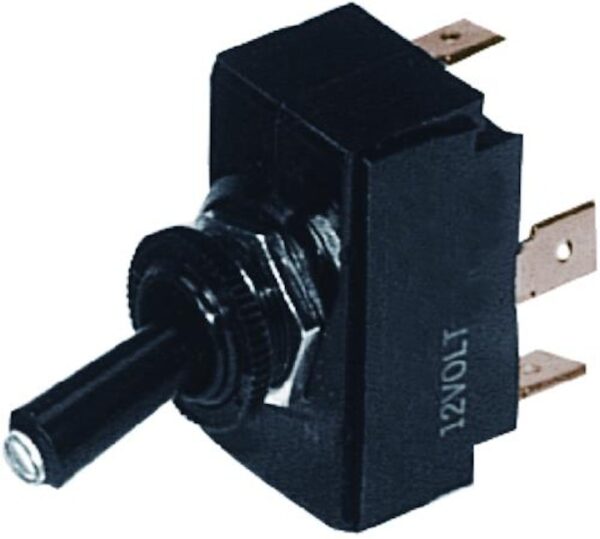 SPDT (On)/Off/(On) Toggle Switch w/ Light