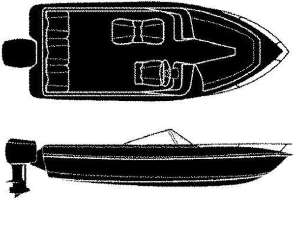 Semi-Custom Trailerable O/B Boat Covers - Image 3
