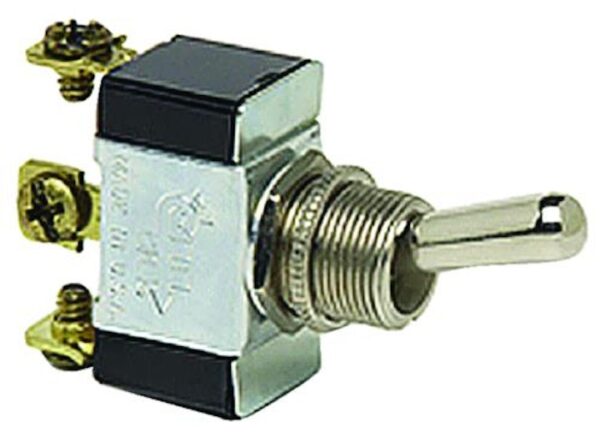 SPDT (On)/Off/(On) Toggle Switch w/ Screw Terminals