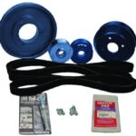 Serpentine Pulley Conversion Kit for Nanni Diesel Engines
