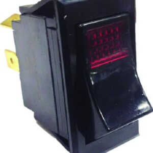 Illuminated On/Off/On Rocker Switch