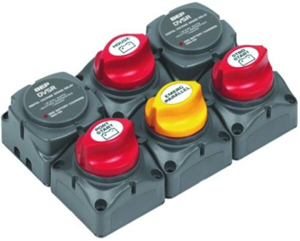 Twin VSR Battery Distribution Cluster w/ Twin Engine/3 Banks