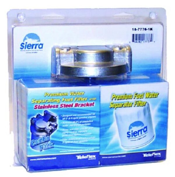 Stainless Steel Fuel/Water Separator Kit - 3/8in.
