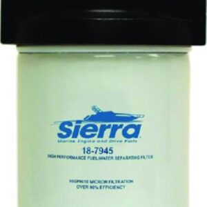 Tall 3/8in. Aluminum Fuel/Water Separator Kit