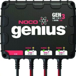 Genius GENM3 Onboard 3 Bank Battery Charger