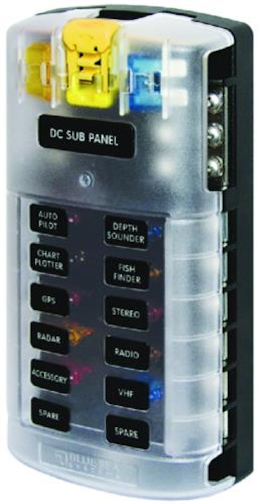 ATO/ATC ST Blade Fuse Block System with Neg Bus