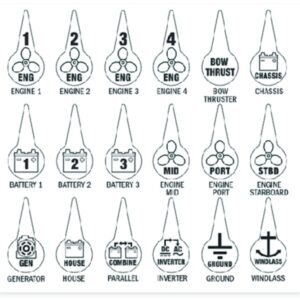 Battery Switch Icon Label Kits