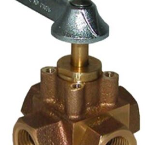 Bronze 4-Way Tank Selector Valve