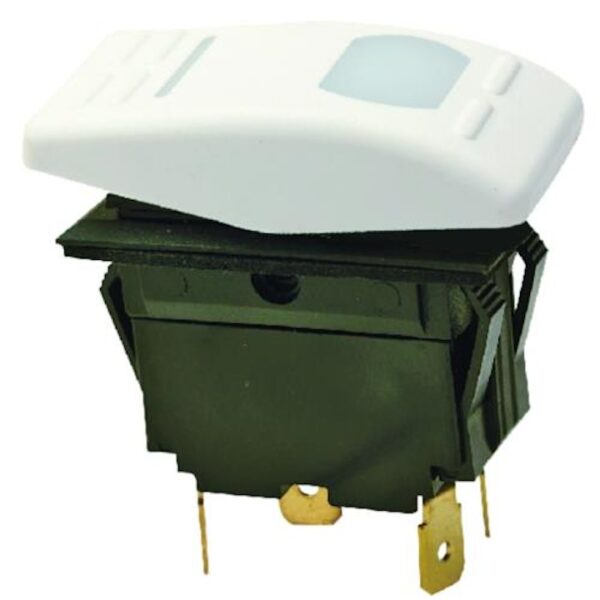 DPST Illuminated (On)/Off/On Rocker Switch