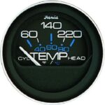 Coral Black 2in. Cylinder Head Temperature Gauges