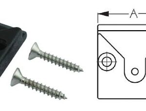 Black Nylon Microphone Clip