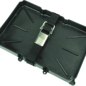 Battery Tray w/ Strap and Stainless-Steel Buckle