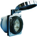 30A/125V Stainless Steel Power Inlet