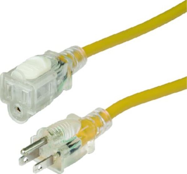15A/125V Marine Grade Lighted Locking Extension Cord - Image 2