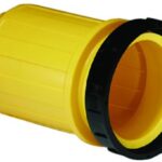 Weatherproof Female Connector Cover w/ Threaded Ring
