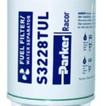 10 Micron Gas Spin-On Fuel/Water Separator w/ Clear Bowl for Inboard/Outboards