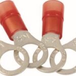 Ring Terminals - 8 Wire Range - Red