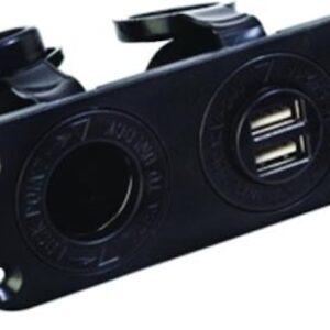 Double USB & Power Socket Panel