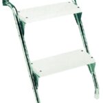 2 White Polymer Cockpit Steps